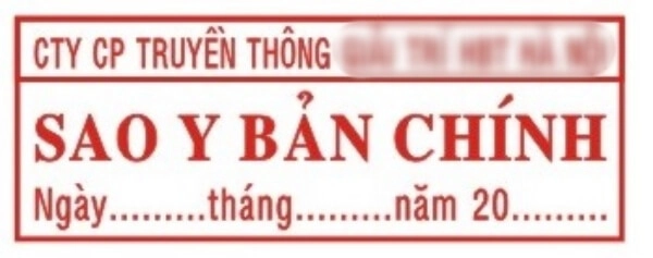 Công ty tự đóng dấu sao y bản chính giấy tờ được không?