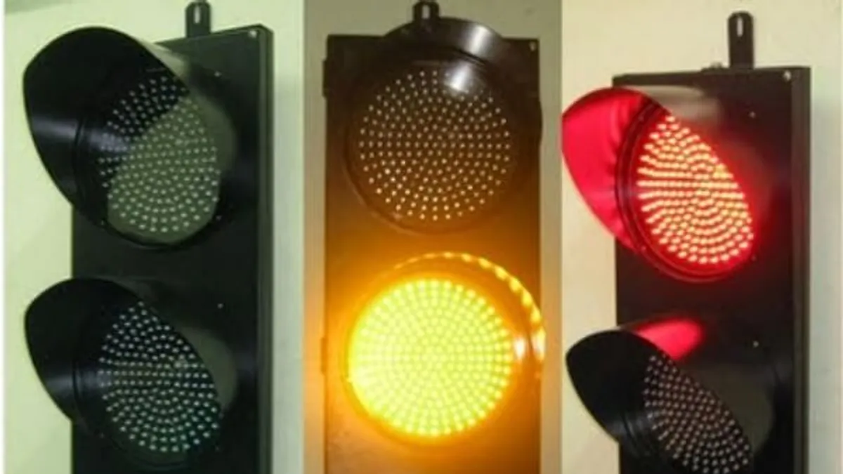 Bộ đèn tín hiệu giao thông mẫu 1