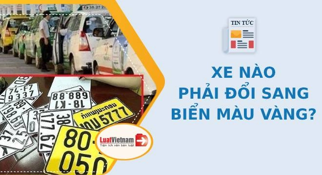 Cách xác định xe kinh doanh vận tải phải đӑng ký biển vàng
