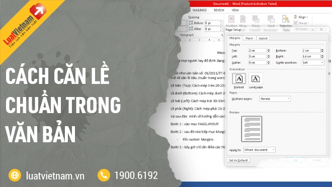 Các bước để thiết lập lề tùy chỉnh trong Word là gì?
