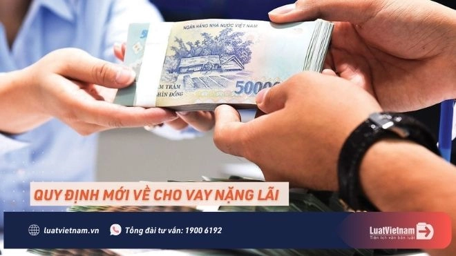 Quy định mới về cho vay nặng lãi