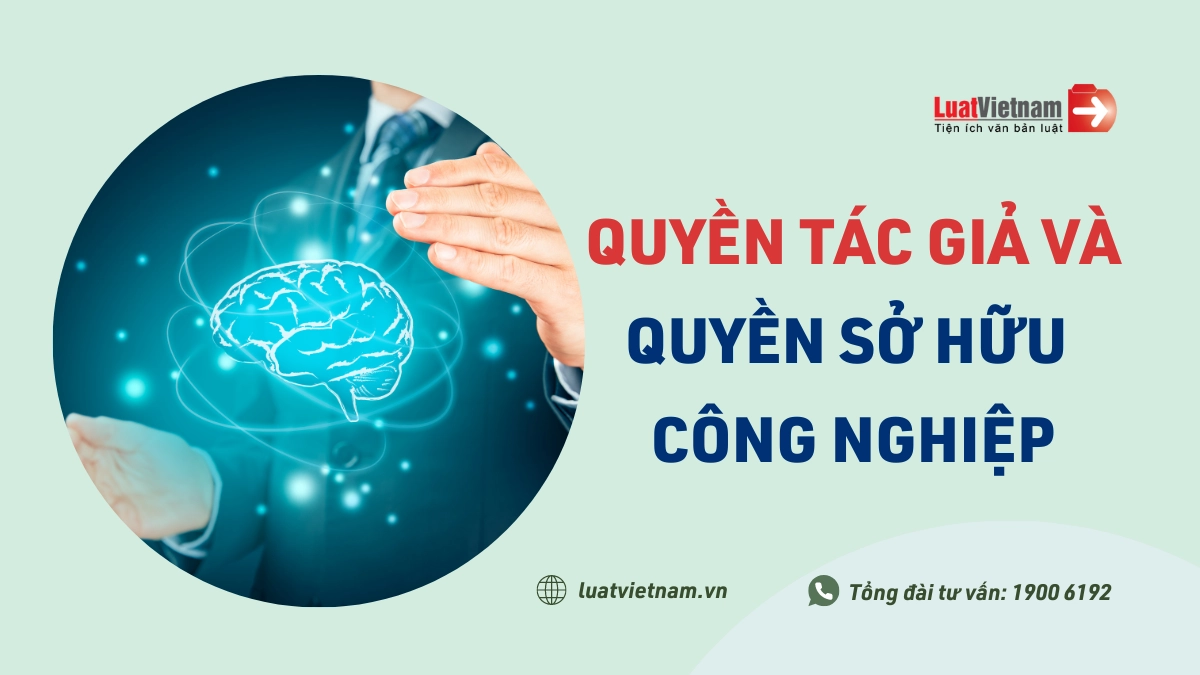 So sánh quyền tác giả và quyền sở hữu công nghiệp