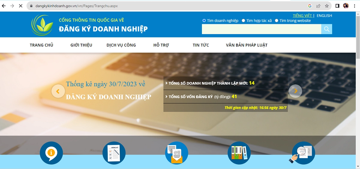 tra cứu thông tin doanh nghiệp qua mã số thuế