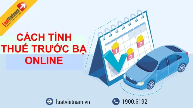 cach tinh thue truoc ba online