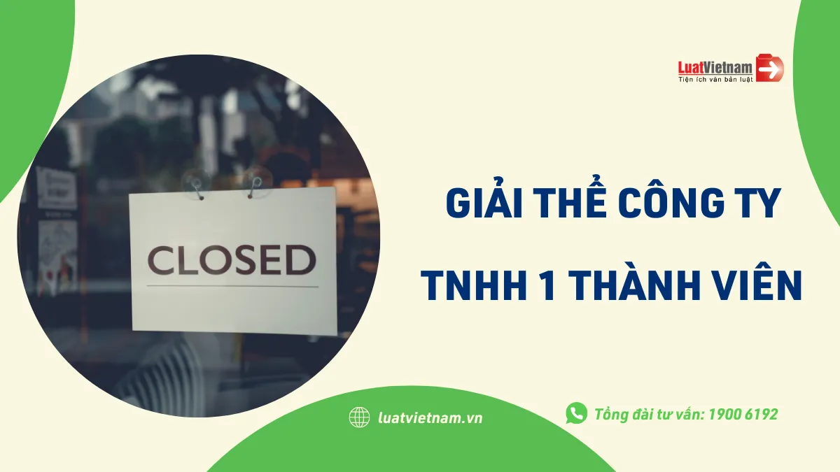 giai the cong ty tnhh 1 thanh vien