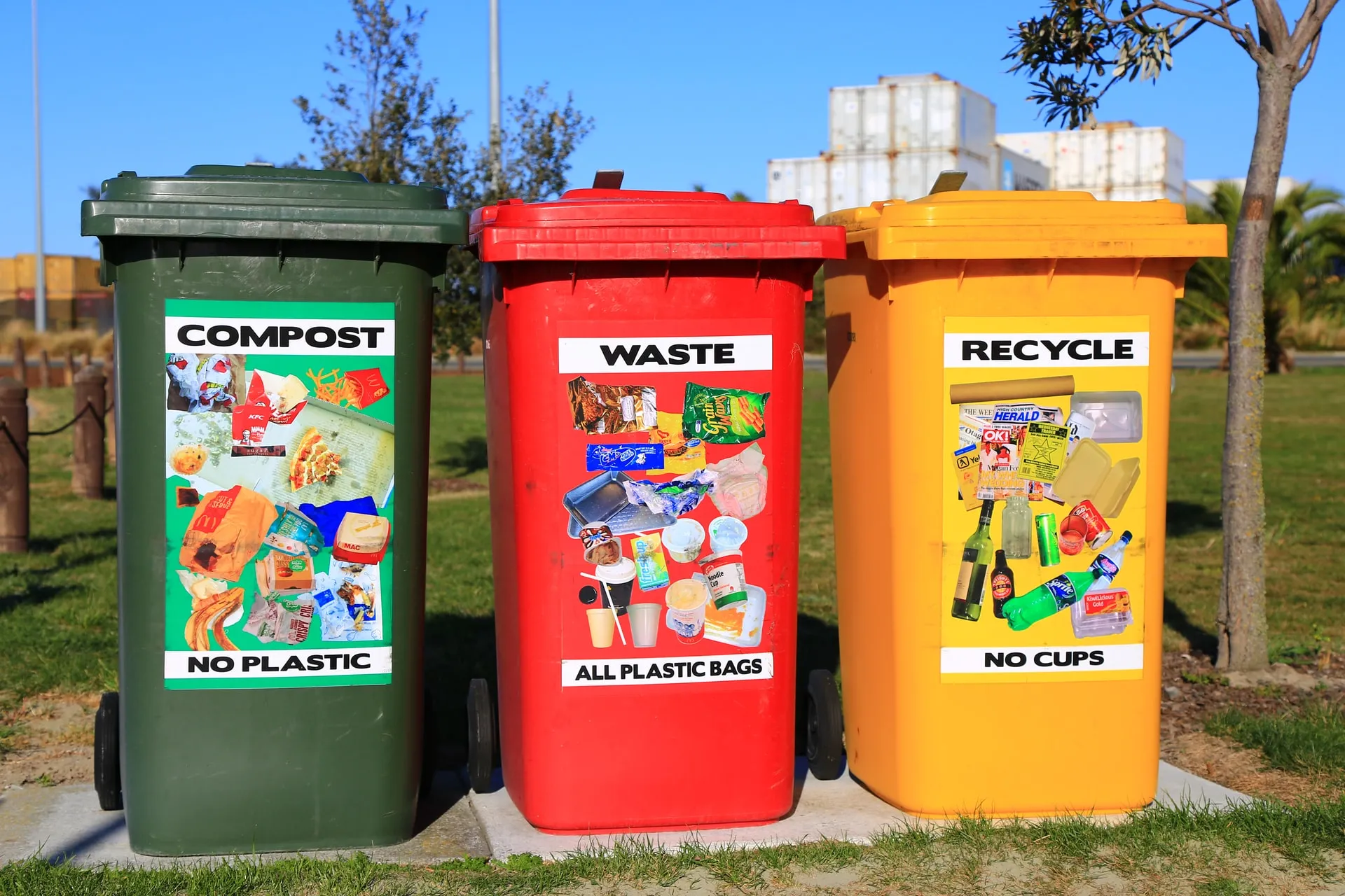 100% of organic waste in urban areas will be recycled