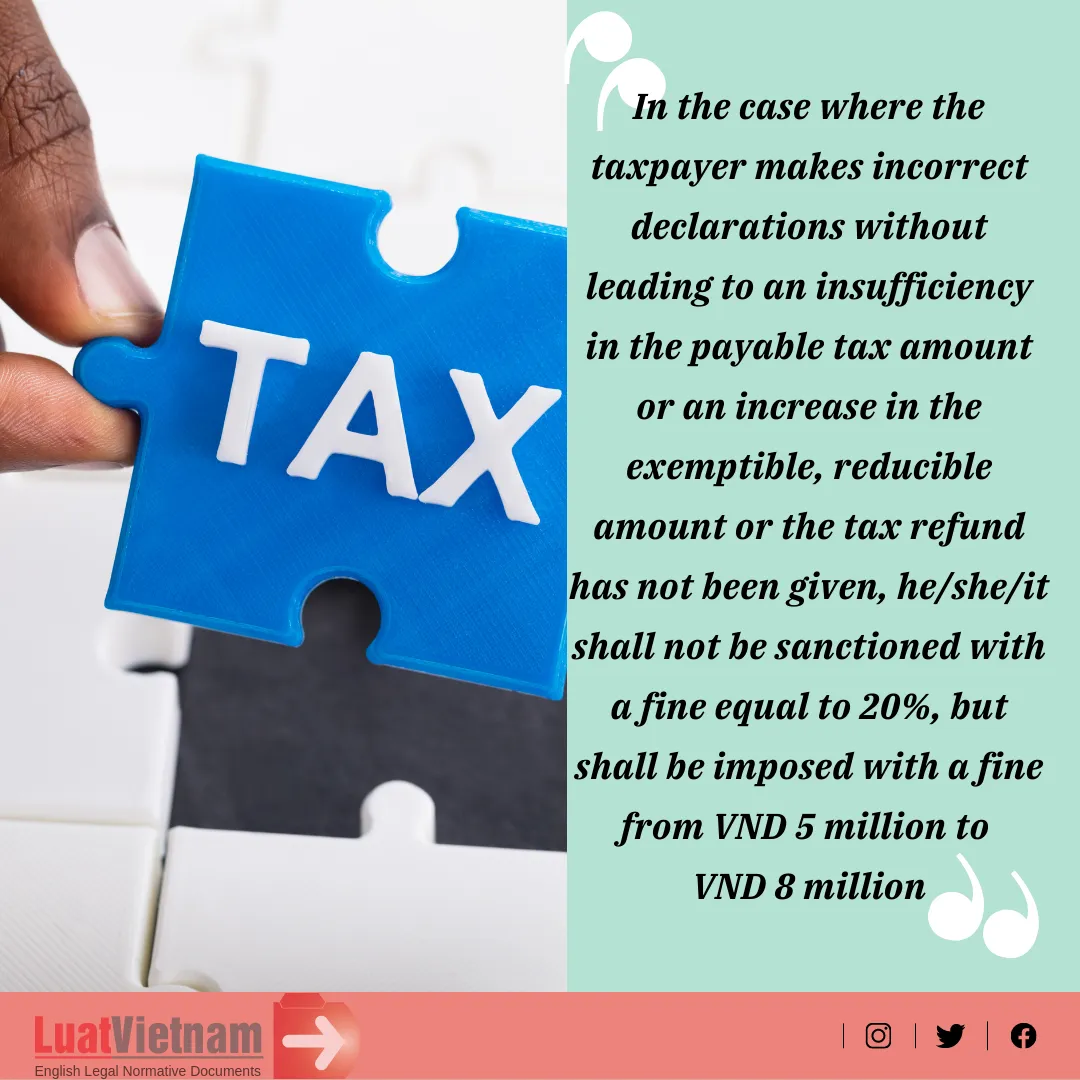 making incorrect declarations to reduce payable tax
