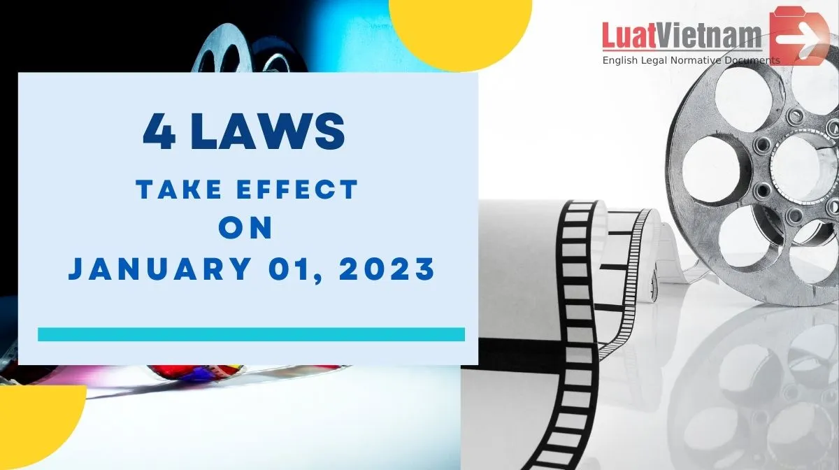 4 Laws that take effect on January 01 2023